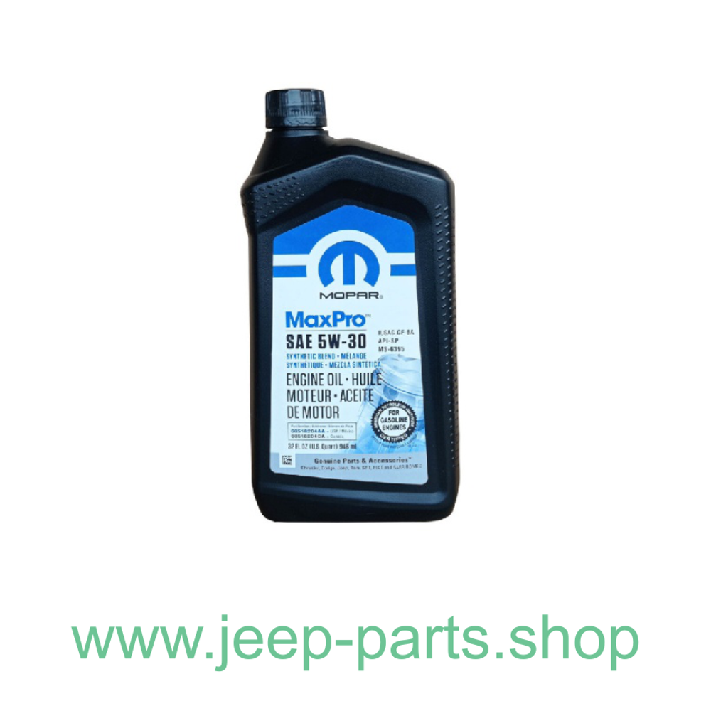 Масло моторное Mopar 68518204AA (MS-6395) 5w30 1L Jeep Grand Cherokee ZJ, WJ, WK 4L-5.7L