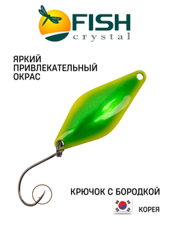 Блесна Fish Crystal DUNA 30 мм 2.5 г на форель цвет 109