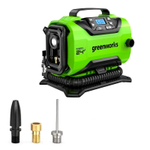 Компрессор автомобильный аккумуляторный Greenworks Арт. 3400807, 24V / 12V (от сети автомобиля), без АКБ и ЗУ