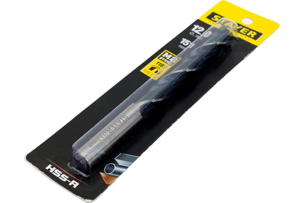 Сверло Professional по металлу HSS-R (12х101х151 мм; М2; DIN 338) Stayer 29602-12