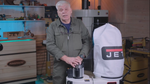 ХИТ! Вытяжная установка с автозапуском JET DC-900А улучшенная версия 220В 0,75 кВт, бак 55 л , расход 18,3 м.куб/мин, 1100 м.куб/ч JT1-236