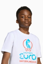 Футболка adidas UEFA Women's Euro 2025 Tee Junior - белый