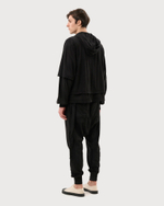 RICK OWENS DRKSHDW БРЮКИ ЧЕРНЫЕ HOLLYWOOD PRISONER DRAWSTRING