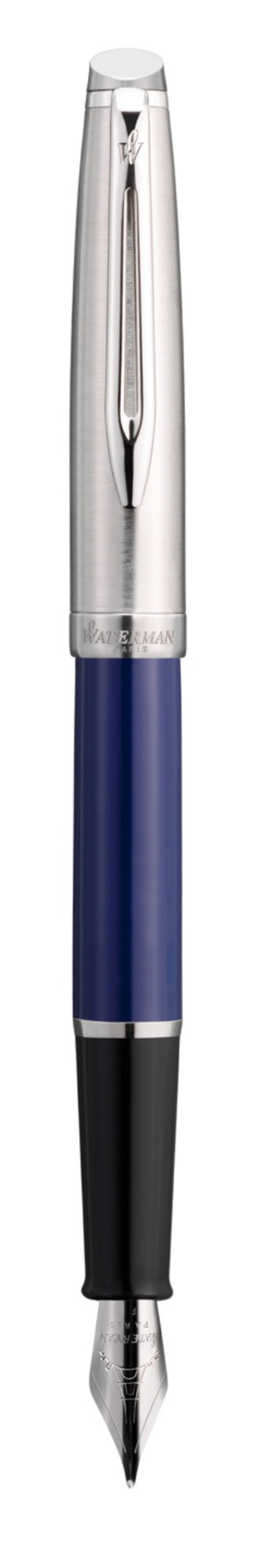 Перьевая ручка Waterman  Embleme цвет BLUE CT, цвет чернил: черный