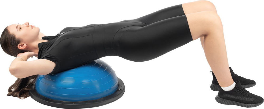 Полусфера Bradex SF 0376 Bosu с эспандерами и насосом