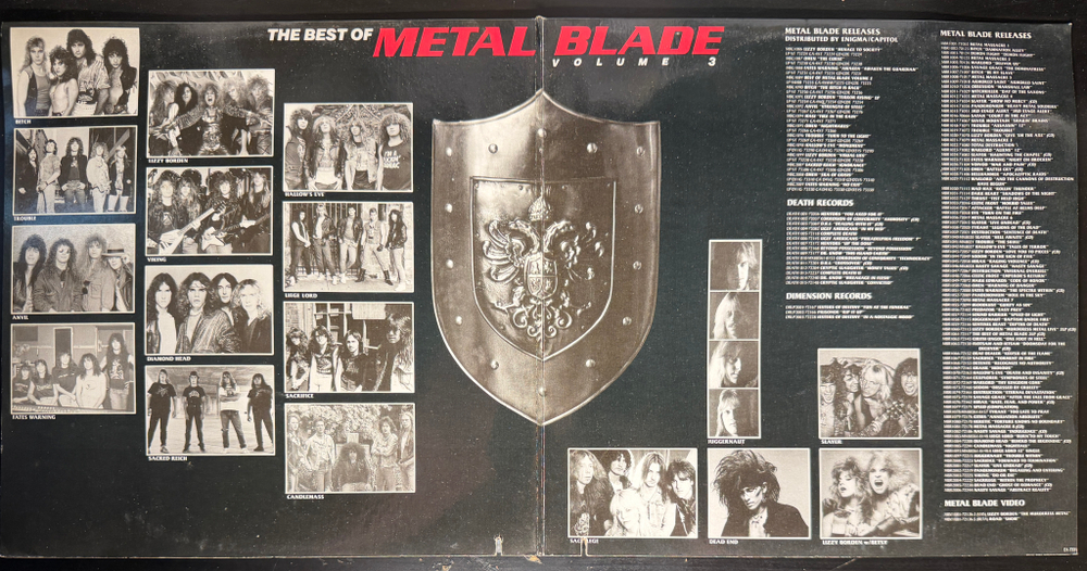 The Best Of Metal Blade Volume 3 2LP (Канада 1988г.)