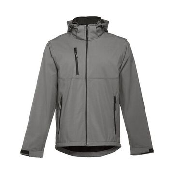 THC ZAGREB. Мужская куртка softshell из полиэстера и эластана