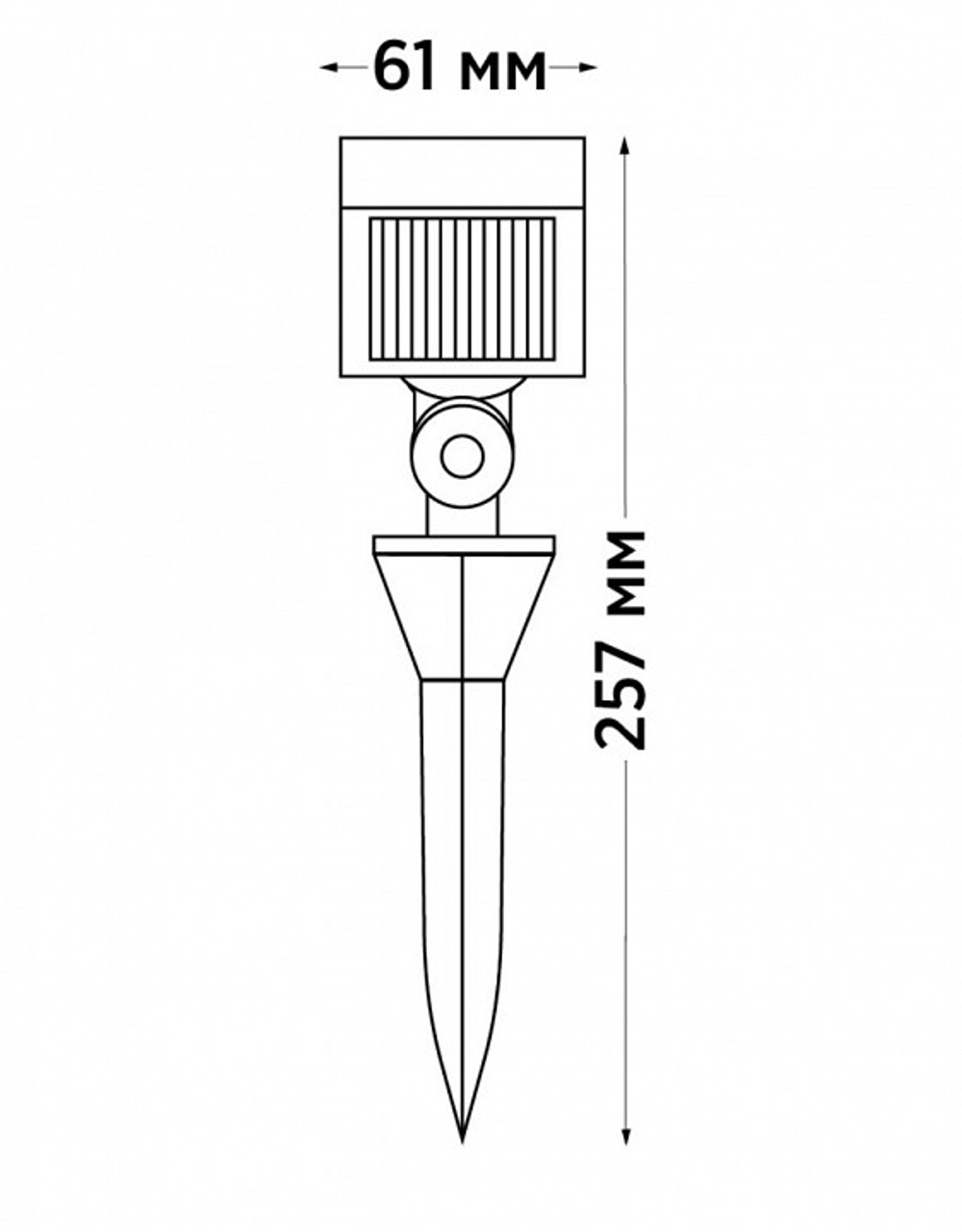 Наземный низкий светильник Italline IT4008