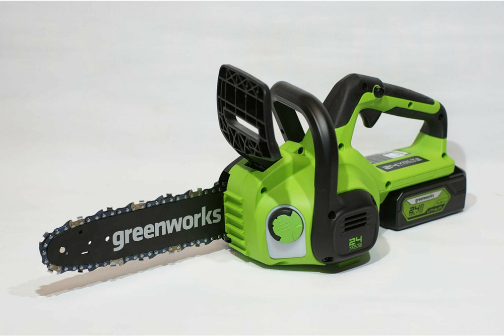 Цепная пила аккумуляторная GREENWORKS G24CS25 24В,25см,3/8-1,1-40 (без АКБ и ЗУ) (2007707)