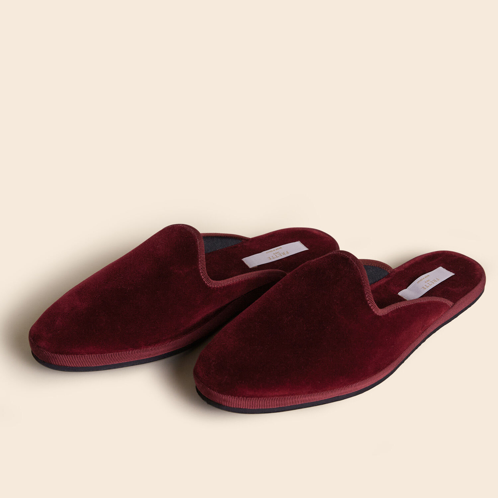 Тапочки открытые Voyage Burgundy (39)