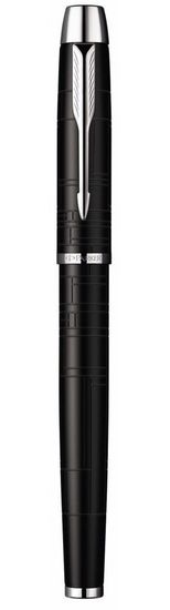 Ручка-роллер Parker IM Premium T222, цвет: Metal Black, стержень: Fblack S0949670