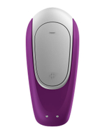 Фиолетовый вибромассажёр для пар Satisfyer Double Fun (Цвет: фиолетовый)