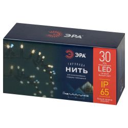 Светодиодная новогодняя гирлянда ЭРА ERAPS-WK3 нить уличная 3 м теплый свет 30LED | Профессиональное праздничное и новогоднее освещение