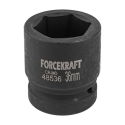Головка ударная 1'', 36мм (6гр.) FORCEKRAFT FK-48536