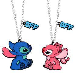Парные подвески "BFF with Stitch"