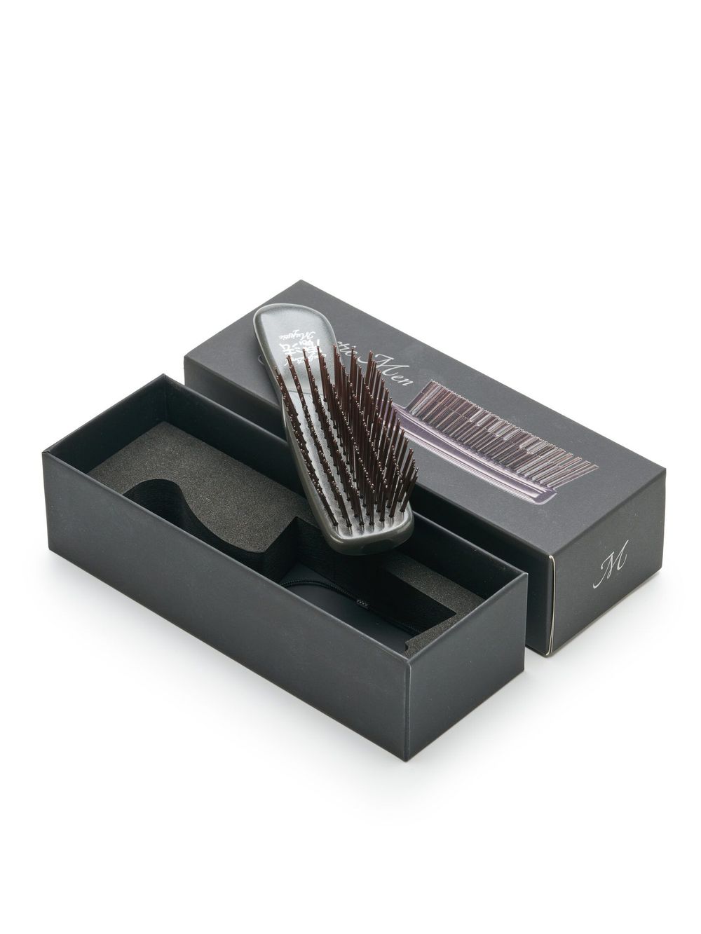 Расческа Majestic Scalp Brush графит (дорожная версия)