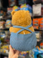 Мягкая игрушка Капибара в синих штанишках плюшевая Capibara