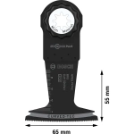 Погружное полотно 65х55 мм Wood and Metal PRO StarlockPlus BIM PAII 65 APB BOSCH 2608669131