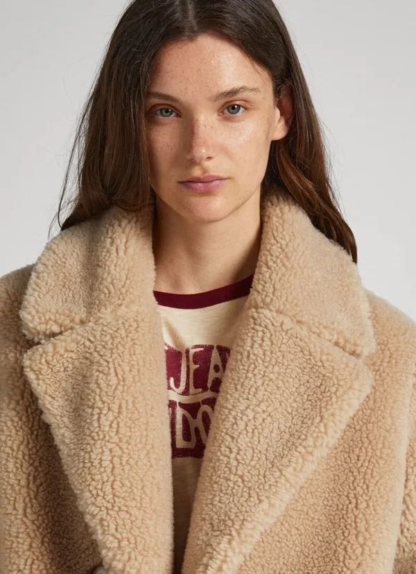Пальто женское PEPE JEANS SHEEPSKIN COAT