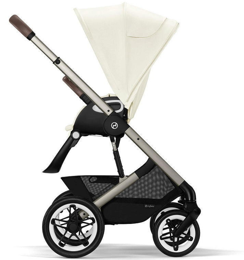 Коляска Cybex Talos S Lux TPE complete Cloud G Almond Beige Plus 3 в 1 Seashell Beige с дождевиками