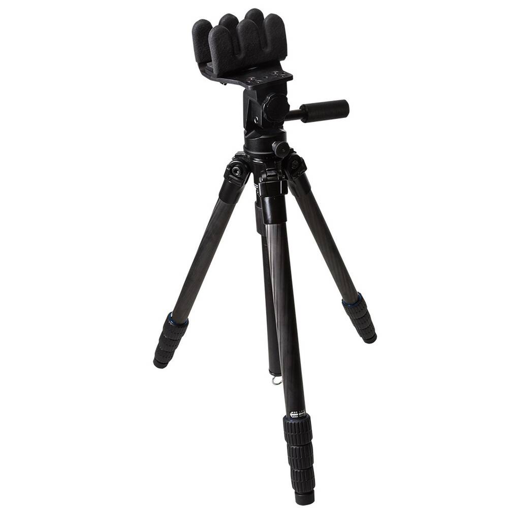 Тактическая опора для ружья Kopfjager с держателем (K800 CF Tripod with Reaper Grip) KJ85002K - карбон