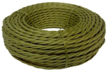 Ретро провод витой Хаки Interior Wire Twist Магус ТМ ПВР-Хаки / 2х0,75
