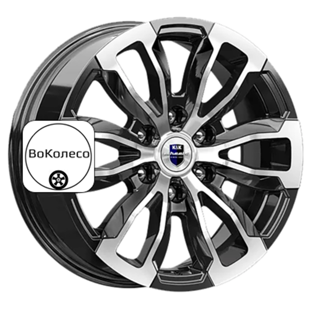 7,5x18/6x139,7 ET25 D106,1 Меконг (КС959) Алмаз черный K&K