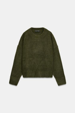 Мягкий трикотажный свитер - ZARA