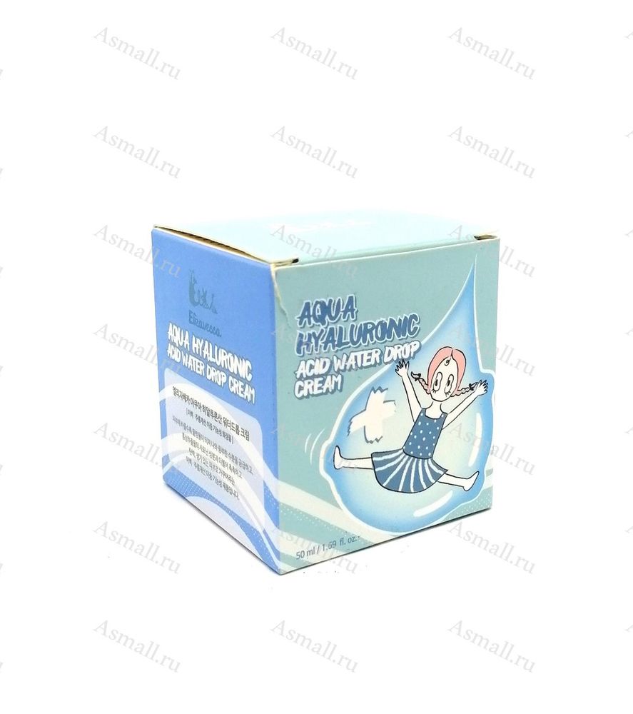 Крем для лица увлажняющий гиалуроновая кислота Aqua Hyaluronic Acid Water Drop, Elizavecca, Корея, 50 мл.