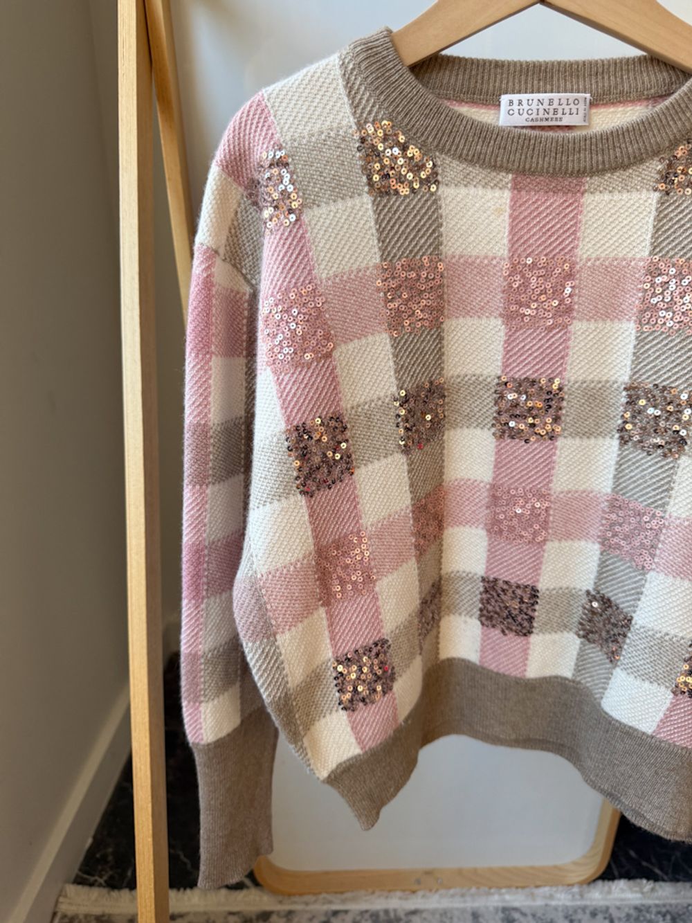 Джемпер Brunello Cucinelli из шерсти, кашемира, шёлка, 128