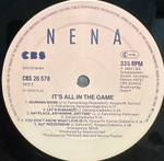 Nena - It's All In The Game (Голландия 1985г.)