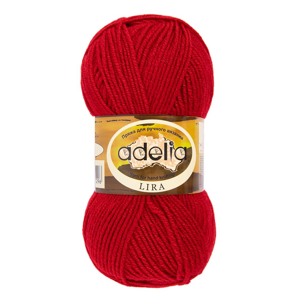 Пряжа Adelia Lira / уп.10 мот. по 50г, 200 м, 14 красный Пряжа Adelia Lira / уп.10 мот. по 50г, 200 м, 14 красный