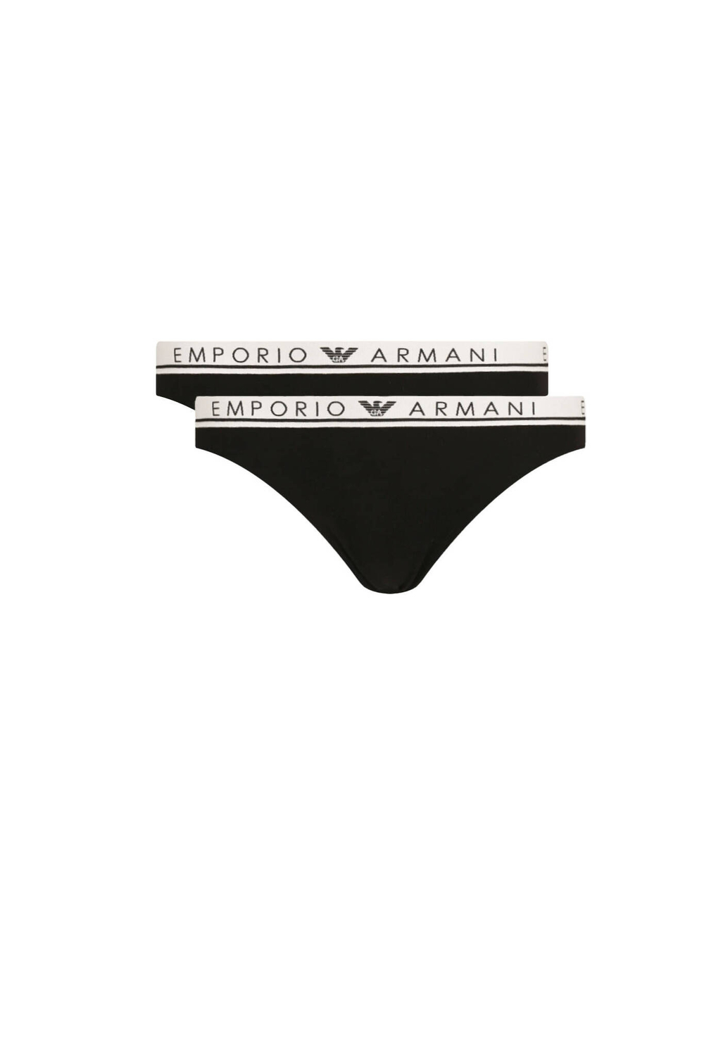 Трусики-бразилианки 2 шт. Emporio Armani - черный(163337 3F227)