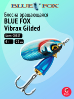 Блесна рыболовная вращающаяся Blue Fox Vibrax Gilded №0, 3 г, GDBST