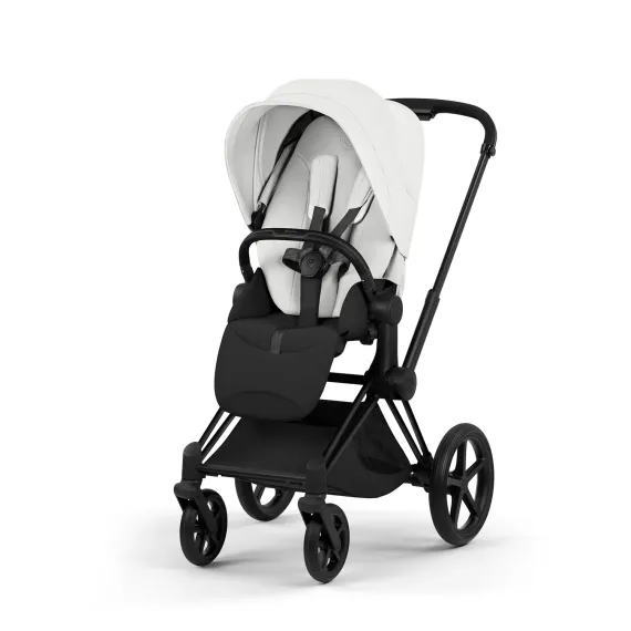 Детская коляска Cybex Priam V Style 2 в 1 Off White на раме Matt Black
