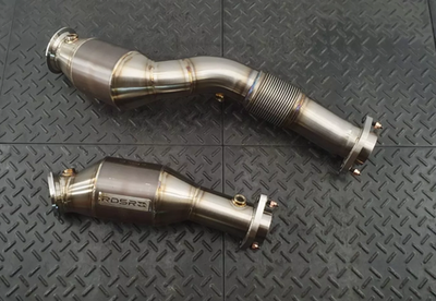 RedStar Exhaust Приемные трубы (Downpipes) спорт-кат HJS HD 121мм с термозащитой BMW M3 G80 / M4 G82