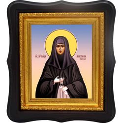 Анастасия Титова преподобномученица послушница. Икона на холсте.