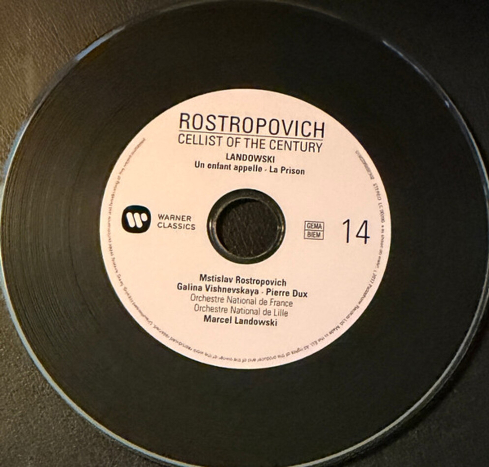 Mstislav Rostropovich / Cellist Of The Century (The Complete Warner Recordings)(40CD+3DVD)