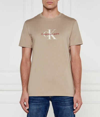 Футболка DISTRESSED CALVIN KLEIN JEANS - бежевый(J30J326863)