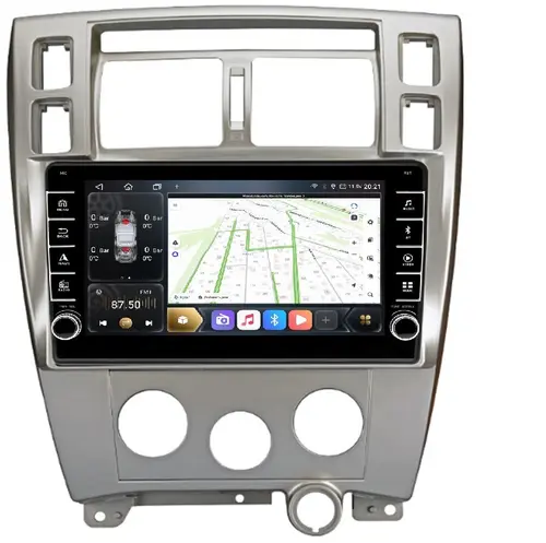 Магнитола для Hyundai Tucson 2004-2009 - Kuberg OL-1725-2 Android 12, Быстрая, CarPlay, 4G SIM-слот
