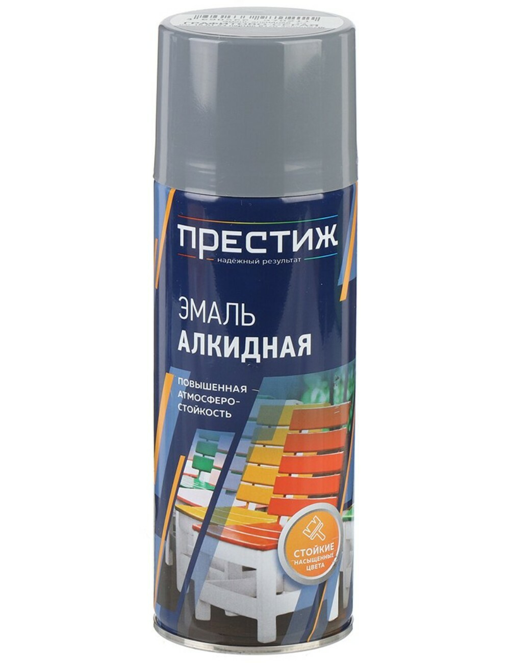 Эмаль алкидная аэрозольная, графитово-серая, 425 мл