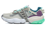 Magic Stick x FILA LADDER Textile, Synthetic Leather, TPU Low top Chunky Sneakers Women"s Gray Green