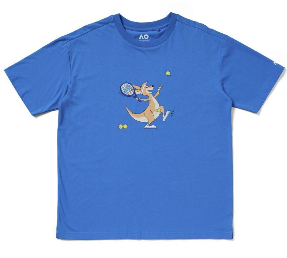 Мужская теннисная футболка Australian Open Souvenir - process blue