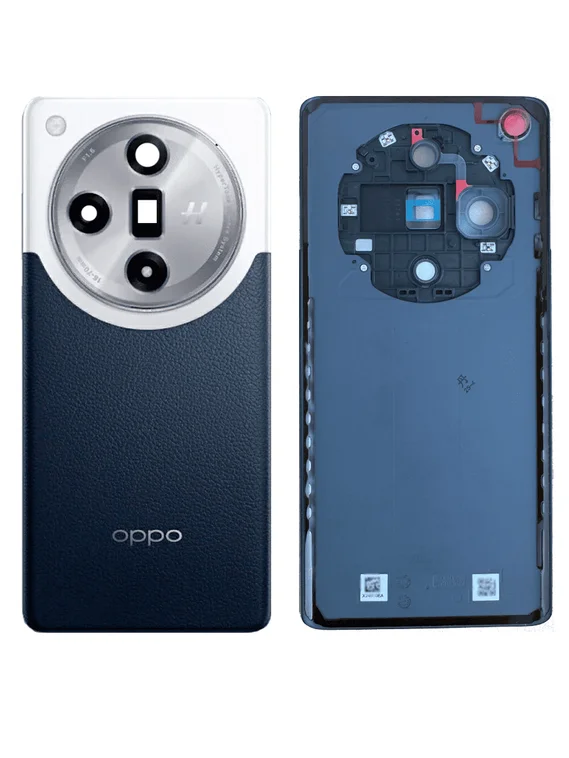 Задняя крышка для Oppo Find X7 синяя (Blue) со стеклом камеры