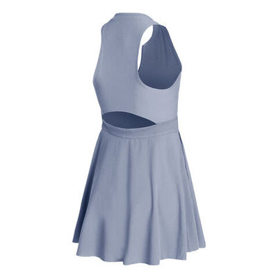 Женская теннисное платье Nike Dri-Fit Advantage Dress Women - Blue Grey