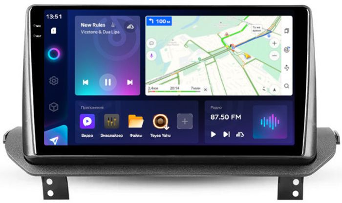 Магнитола для Mitsubishi Outlander 4 2021+ (штатная КЗВ) - Teyes CC3-2K монитор 10.36" 2K QLED на Android 10, Быстрая, CarPlay, 4G SIM-слот