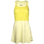 Платье Nike W Dry FIT SLAM DRESS светло-жёлтое
