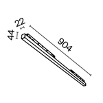 Магнитный трековый светильник Maytoni Basis TR030-4-30WTW-DD-W