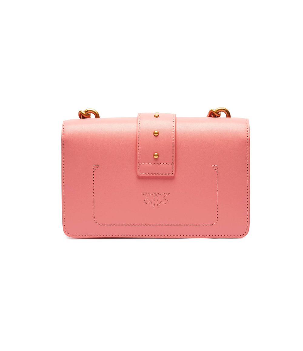 Кожаная сумка через плечо LOVE ONE MINI Pinko - розовый(100059 A0F1)