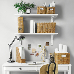 IKEA TRUMMIS  (ИКЕА ТРУММИС)  -  Органайзер для документов - ручная работа, ротанг